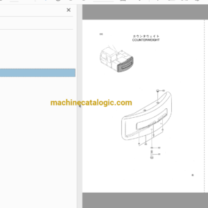 Hitachi EX100-5 EX100M-5 EX110M-5 EX100-5E Excavator Parts Catalog & Equipment Components Parts Catalog