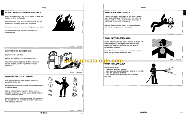 John Deere TRS21 21E 22 24 26 27 32 and TRX24 TRX26 Walk-Behind Snowthrowers Snowblowers Technical Manual (TM1466)