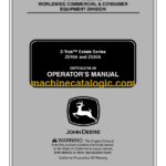 John Deere Z510A and Z520A Z-Trak Estate Series Operator's Manual (OMTCU22799)