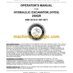 John Deere 250GR Hydraulic Excavator Operators Manual (TM1214A-OR1)
