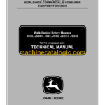 John Deere JS60 JS60H JS61 JS63 JS63H JS63E Walk-Behind Rotary Mowers Technical Manual (TM1710)