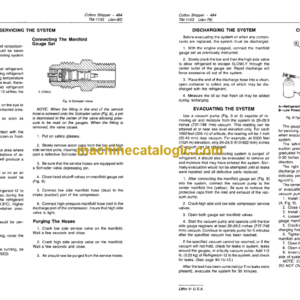 John Deere 484 Cotton Stripper Technical Manual (TM1153)