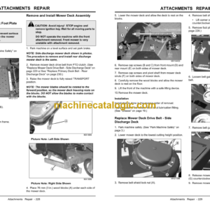 John Deere 717E Mini-Frame Z-TrakTM Technical Manual (TM2277)