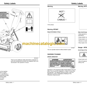 John Deere 180SL, 220SL, and 260SL Walk Greens Mower Operator’s Manual (OMTCU29318)