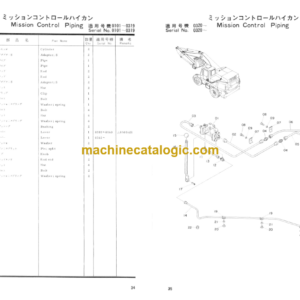 Hitachi WH03 Wheeled Hydraulic Excavator Parts Catalog