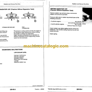 John Deere 2155, 2355N, 2355, 2555, 2755, 2855N, 2955 and 3155 Tractors Technical Manual (TM4436)