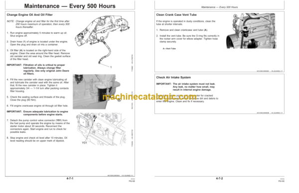 John Deere 1070D Harvester Operator's Manual (OMF064366)