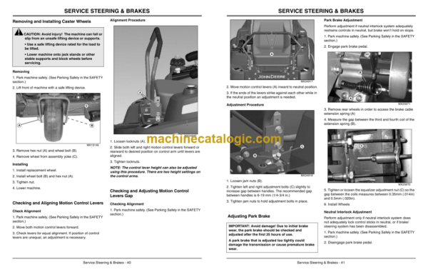 John Deere Z510A and Z520A Z-Trak Estate Series Operator's Manual (OMTCU22799)