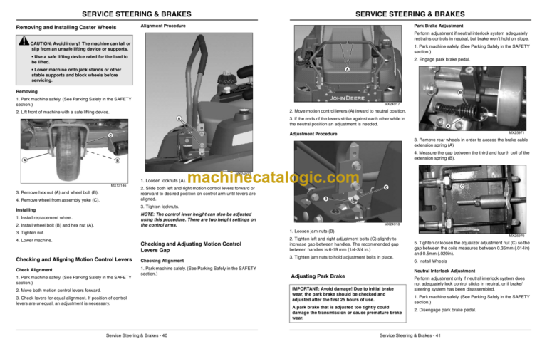 John Deere Z510A and Z520A Z-Trak Estate Series Operator's Manual (OMTCU22799)