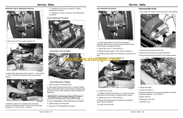 John Deere 180SL, 220SL, and 260SL Walk Greens Mower Operator's Manual (OMTCU29318)