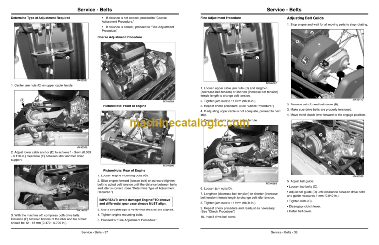 John Deere 180SL, 220SL, and 260SL Walk Greens Mower Operator's Manual (OMTCU29318)