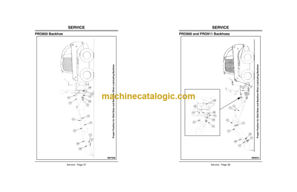 John Deere PRO850, PRO900, PRO911 for 240, 250, 260, 270 and 4475, 5575, 6675, 7775, 8875 Utility Backhoe Skid Steers Operator's Manual (OMKV16796)