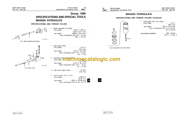 John Deere JD670 Motor Grader Technical Manual (TM1134)