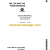 John Deere 700, 720 and 740 Farm Wagons Operator's Manual (OMW38905)