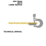 John Deere JD310 Loader Backhoe Loader Technical Manual (TM1036)