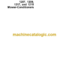 John Deere 1207 1209 1217 and 1219 Mower-Conditioners Technical Manual (TM1284)