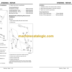 John Deere M – Gator Utility Vehicles Technical Manual (TM1804)