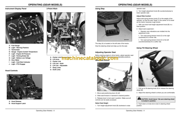 John Deere 4500, 4600 and 4700 Compact Utility Tractors Operator's Manual (OMLVU10940)