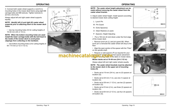 John Deere GS30, GS45 and GS75 Commercial Walk-Behind Mowers Operator's Manual (OMM131756B9)