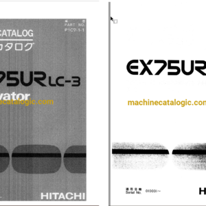 Hitachi EX75URLC-3 Excavator Parts Catalog & Equipment Components Parts Catalog