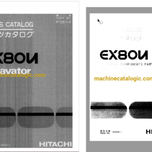 Hitachi EX80U Excavator Parts Catalog & Equipment Components Parts Catalog