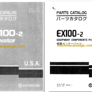 Hitachi EX100-2 Excavator Parts Catalog & Equipment Components Parts Catalog