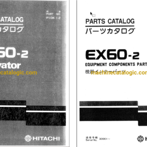 Hitachi EX60-2 Excavator Parts Catalog & Equipment Components Parts Catalog