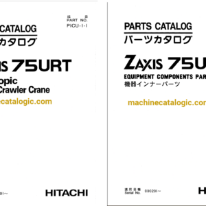 Hitachi ZX75URT Telescopic Crawler Crane Parts Catalog & Equipment Components Parts Catalog