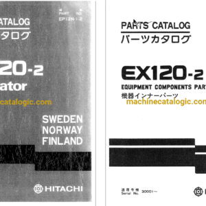 Hitachi EX120-2 Excavator Parts Catalog & Equipment Components Parts Catalog