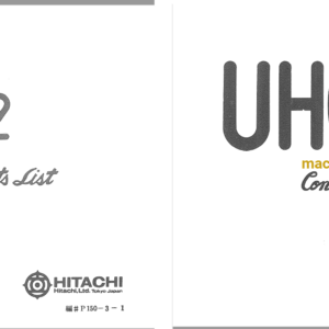 Hitachi UH03-2 UH03-3 Construction & Parts List