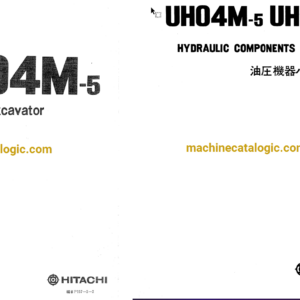 Hitachi UH04M-5 UH052M Hydraulic Excavator Parts Catalog & Equipment Components Parts Catalog