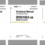 Hitachi ZH210-5B ZH210LC-5B Hybrid Excavator Technical and Workshop Manual