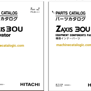 Hitachi ZX30U Excavator Parts Catalog & Equipment Components Parts Catalog