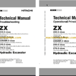 Hitachi ZX200-3 ZX225US-3 ZX225USR-3 ZX240-3 ZX270-3 Hydraulic Excavator Technical Manual