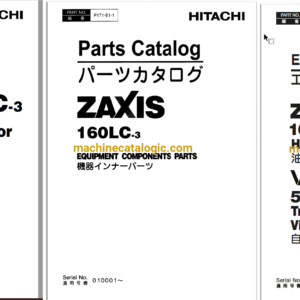 Hitachi ZX160LC-3 Hydraulic Excavator Full Parts Catalog