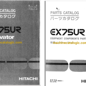 Hitachi EX75UR Excavator Parts Catalog & Equipment Components Parts Catalog