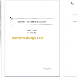 Hitachi BX70 BX70D Backhoe Loader Parts Catalog & Equipment Components Parts Catalog