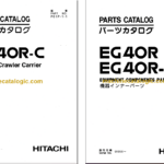 Hitachi EG40R-C Rubber Crawler Carrier Parts Catalog & Equipment Components Parts Catalog