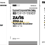 Hitachi ZX20U-5A Hydraulic Excavator Parts Catalog & Equipment Components & Engine Parts Catalog