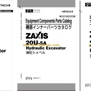 Hitachi ZX20U-5A Hydraulic Excavator Parts Catalog & Equipment Components & Engine Parts Catalog