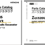 Hitachi Zaxis ZX20UR Hydraulic Excavator Parts Catalog & Equipment Components Parts Catalog