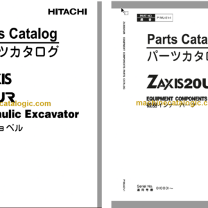 Hitachi Zaxis ZX20UR Hydraulic Excavator Parts Catalog & Equipment Components Parts Catalog