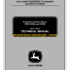 John Deere 2500 2500A and 2500E Professional Greens Mower Technical Manual (TM1757)