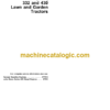 John Deere 322 330 332 and 430 Lawn and Garden Tractors Technical Manual (TM1591)