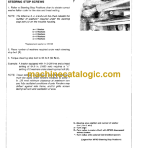 John Deere 4050 4250 and 4450 Tractors Technical Manual (TM1353)