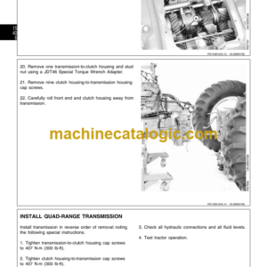John Deere 4055 4255 and 4455 Tractors Repair Technical Manual (TM1458)