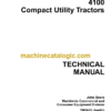 John Deere 4100 Compact Utility Tractors Technical Manual (TM1630)
