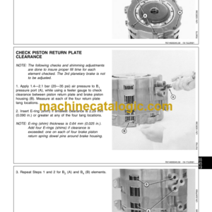 John Deere 4555 4755 4955 and 4560 4760 4960 Tractors Repair Technical Manual (TM1460)