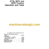 John Deere 8570 8770 8870 and 8970 Tractors Operation and Tests Technical Manual (TM1550)