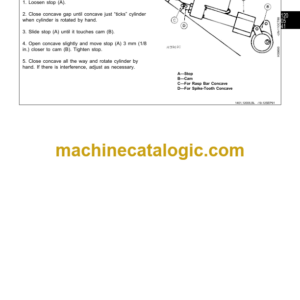 John Deere 9400 9400 and 9600 Combines Repairs Technical Manual (TM1401)